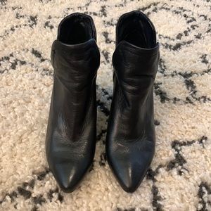 Women’s leather booties